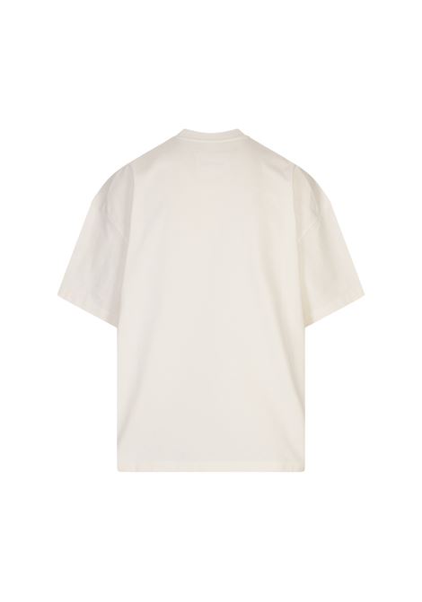 T-Shirt Porcelain Con Logo a Contrasto JIL SANDER | J21GC0001-J45148102